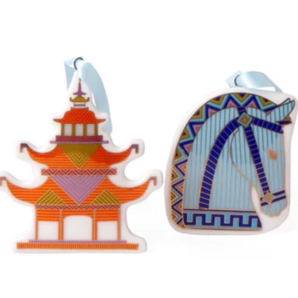Jonathan Adler Luxembourg Pagoda and Horse in gift box NWT
